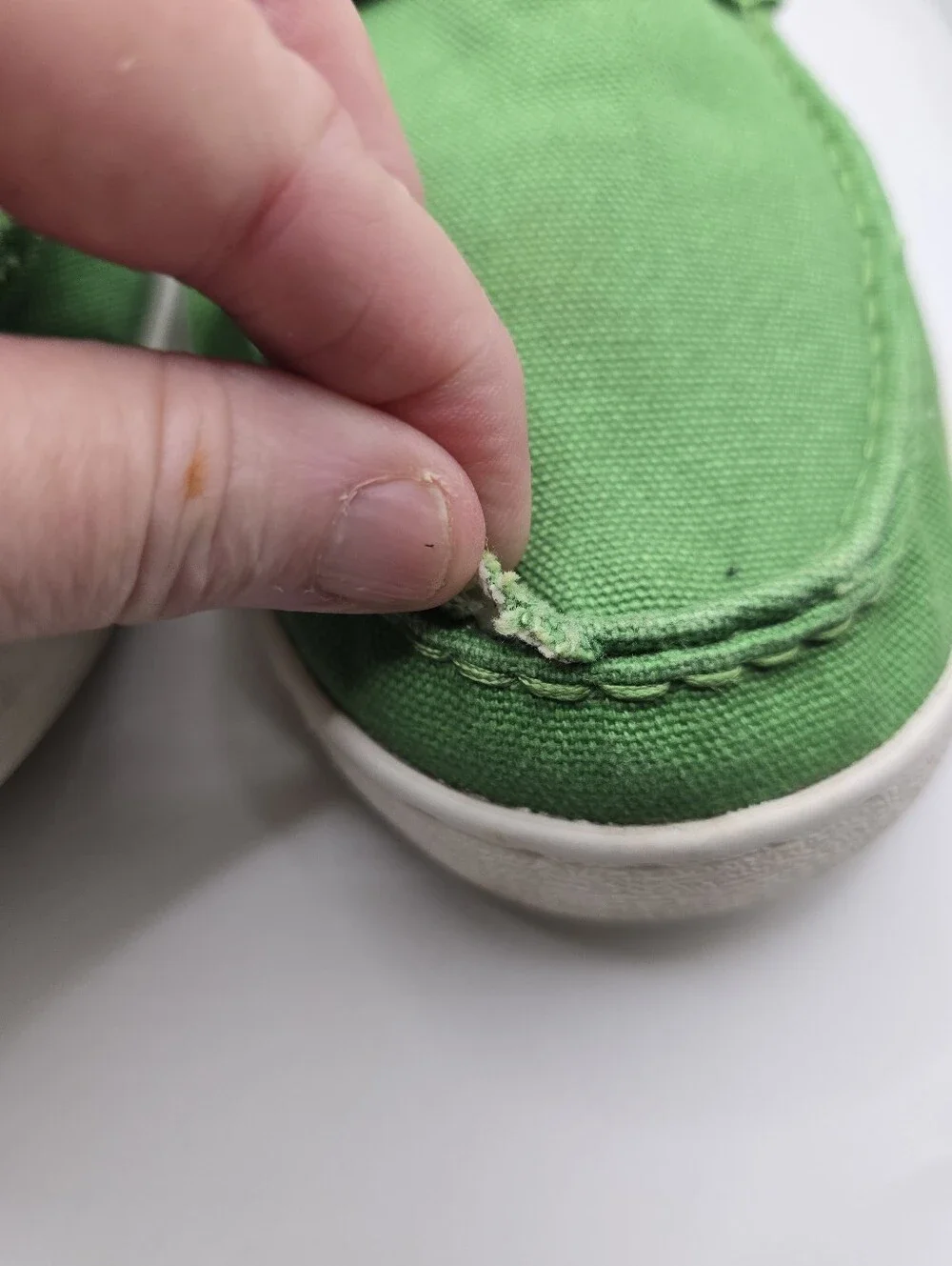 Cole Haan Green Canvas Penny Loafers/boat Shoes. Gently Worn. Preppy. Mens 12